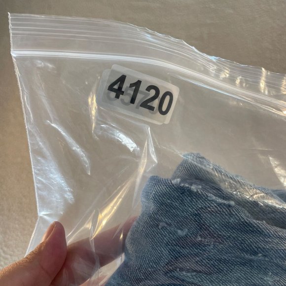 Vice Deconstructed Jeans Womens 28 Raw Hem Blue Denim Distressed - Picture 11 of 11